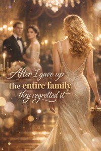 After I gave up the entire family, they regretted it