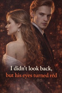 I didn't look back, but his eyes turned red
