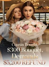 Cousin Bought $300 Bouquet, Demands $5,200 Refund